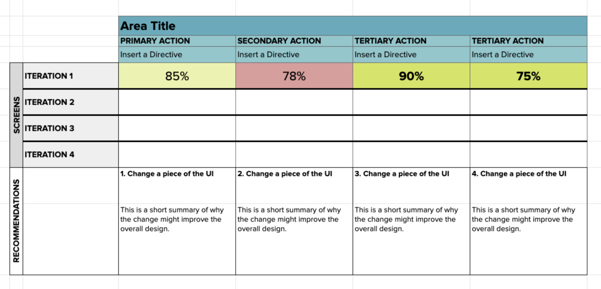 Interaction Matrix Template Helio