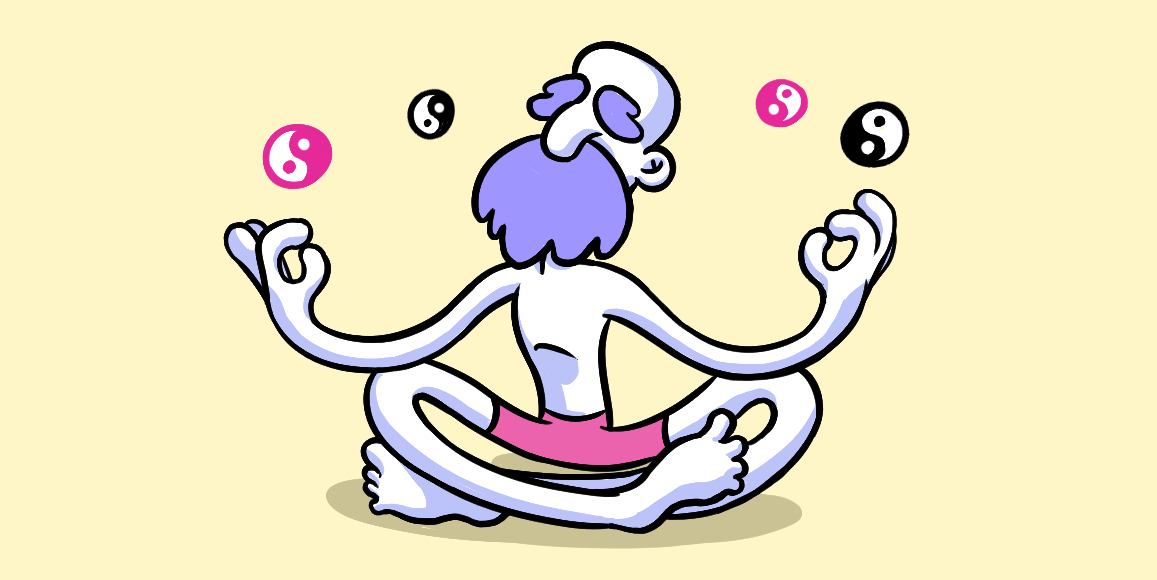 meditation juggling zen