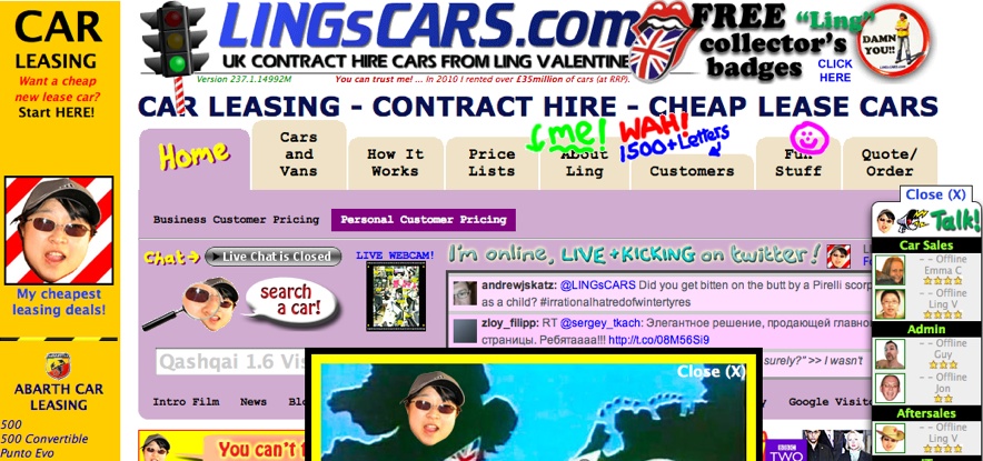 Ling's Car Website