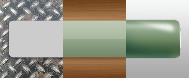 skeuminimalism texture examples