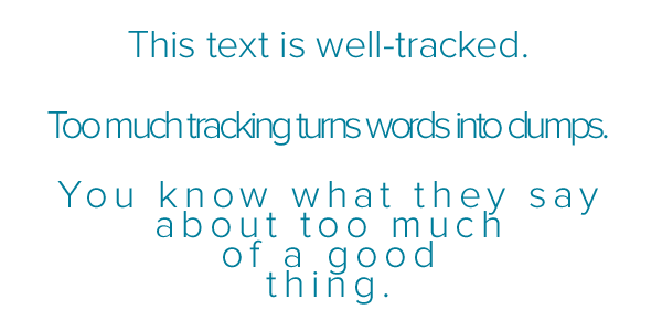 Turning text into eyesores. 