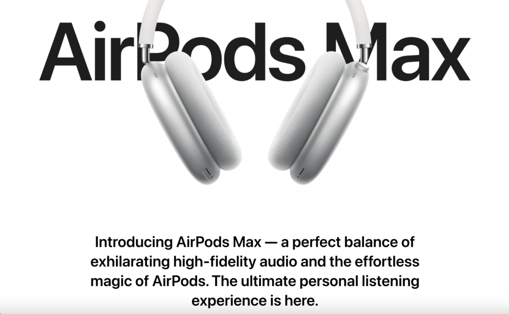 AirPod Max's value proposition. 